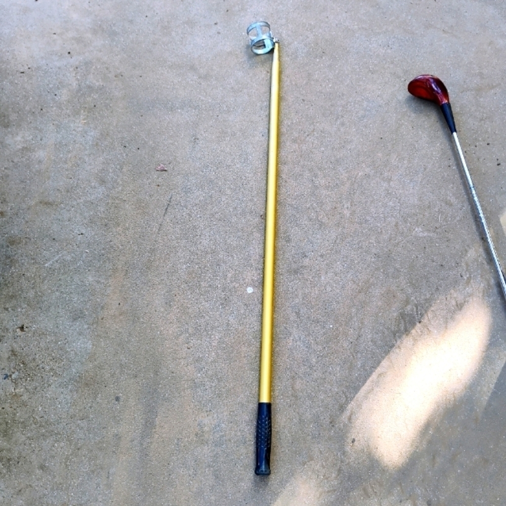OLD SCHOOL Golf Ball Retriever: Telescopic: Aluminum: Extends to 9 Feet: Light‍